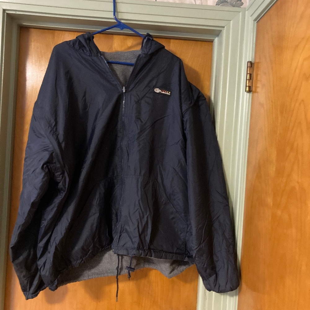 Men's Suburban Fleece Lined Convertible Rain Jacket with Removable Sleeves